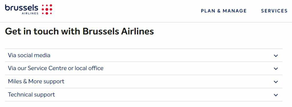 Brussels Airlines Sverige Kundtjanst Telefon Chatt Kontakt