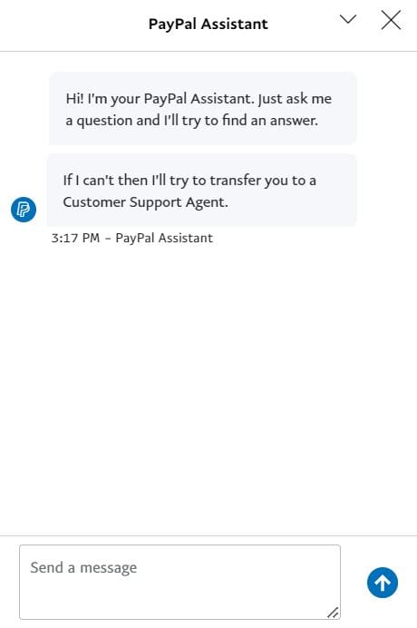paypal sverige assistant chatt kontakt