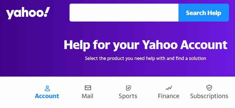 yahoo support hjalp kontakt chatt mail