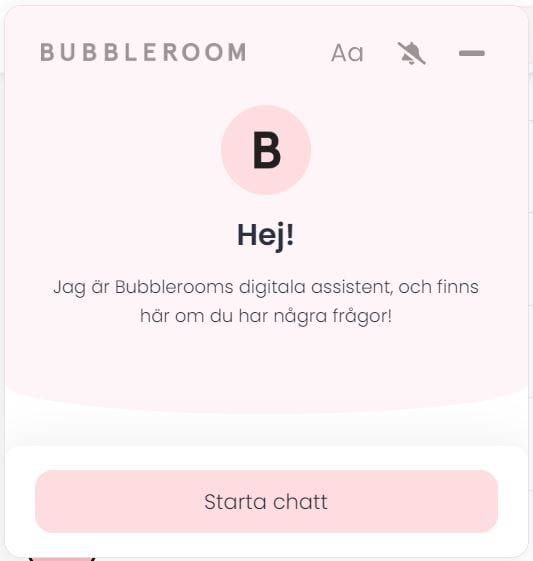 bubbleroom kontakt kundservice chatt